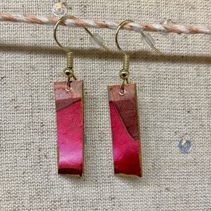 ♻️ Recycled Paper Earrings